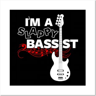 Funny Bassist Bass Player Bass Guitarist Clever Musician Band Slogan Gift For Bassists Posters and Art